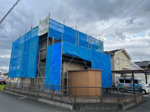 戸建住宅塗装着工！