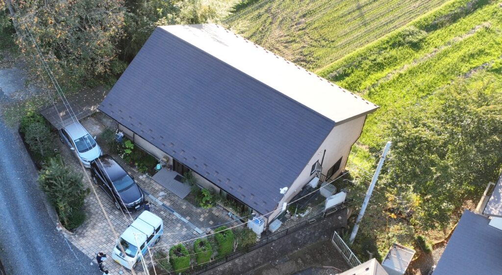 【一関市】青葉建設のお家で屋根・外壁塗装工事をしました。