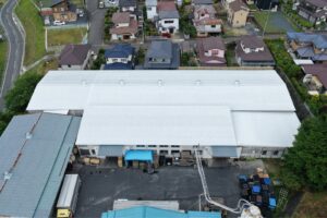 【一関市】熱中症から社員を守りたい！工場屋根を遮熱塗料で塗装しました！